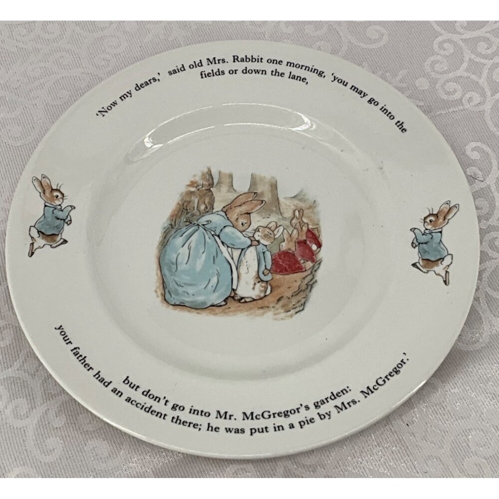 Wedgwood Peter Rabbit Original Cake Plate 9.75" New Collectible Children's‎ Gift